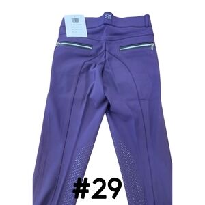 KL Select Gabrielle 22R KP Purple/Black Riding Breeches